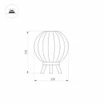 Arlight Светильник LGD-PEARL-TAB-7Вт Warm3000 GR 164 deg 230В IP65 029974