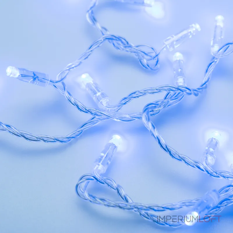 Arlight Светодиодная гирлянда ARD-STRING-CLASSIC-10000-CLEAR-100LED-STD BLUE 230В 7Вт Ardecoled IP65 025787