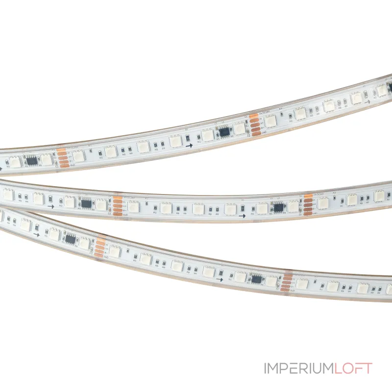 Arlight Лента герметичная DMX-PS-B60-15mm 24В RGB-PX6 15В/м IP67 5060 5м 037090