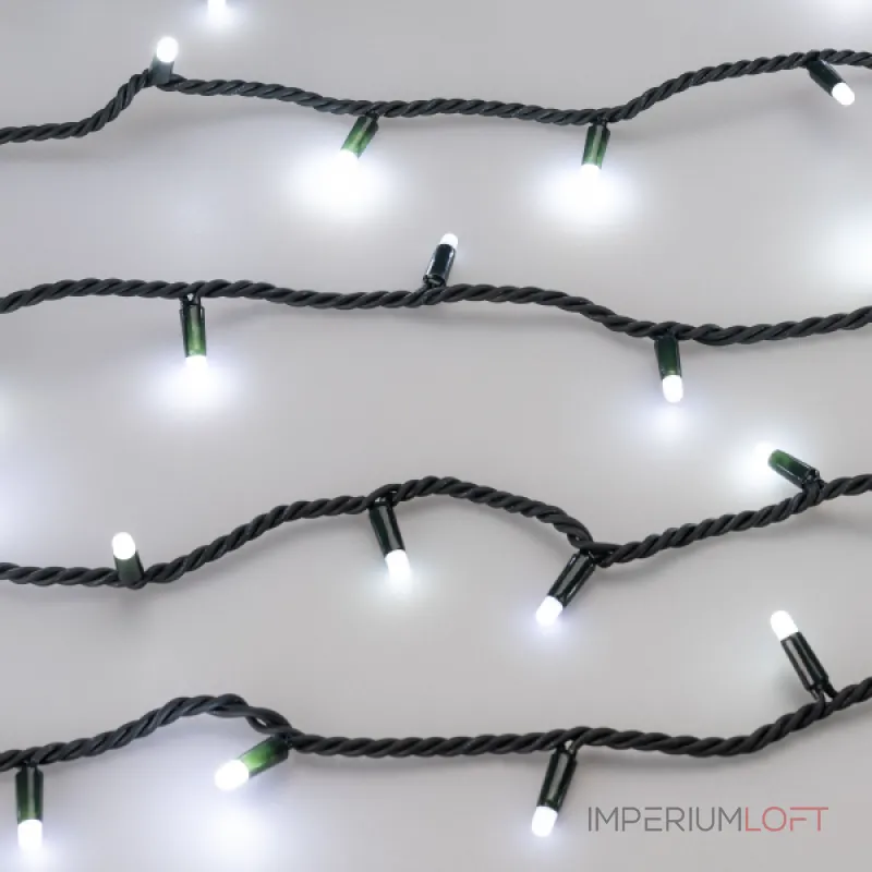 Arlight Светодиодная гирлянда ARD-STRING-PRO-1000-GREEN-100LED-MILK-PULSE White 230В 7Вт Ardecoled IP65 031664