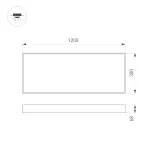Arlight Панель IM-EMERGENCY-1.5H-S300x1200-45Вт White6000 WH 120 deg 230В IP40 034937