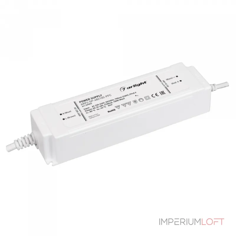 Arlight Блок питания ARPJ-SP-482100-PFC 100Вт 24-48В 2.1A IP67 037892