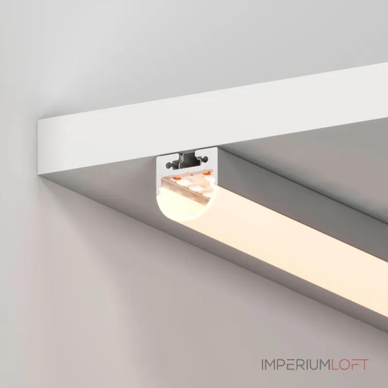 Arlight Профиль с экраном SL-LINE-2011M-2500 ANOD+OPAL ROUND Алюминий 025871