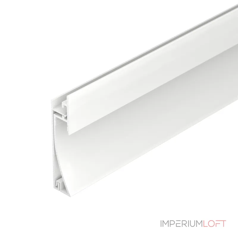 Профиль PLINTUS-H58-F-2000 WHITE Arlight Алюминий 045297