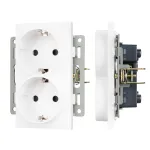 Механизм электрической розетки SCT-MEUD-PL-WH 250В 16A Arlight 043764