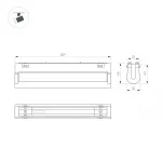 Светильник MAG-VIBE-LASER-TURN-L209-12Вт Warm3000 WH 24 deg 48В Arlight IP20 044428