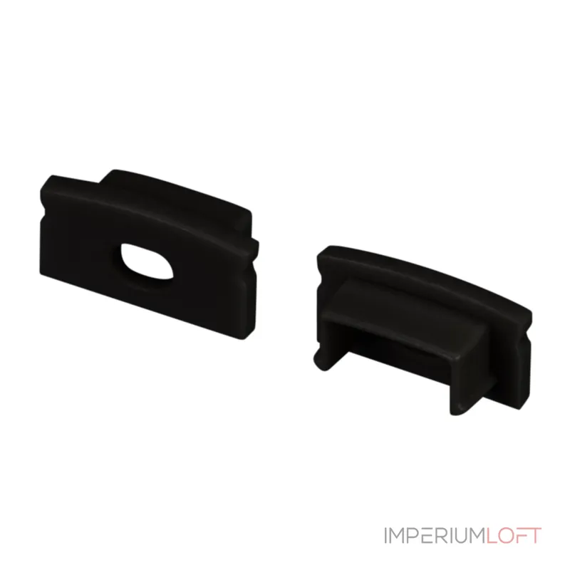 Arlight Заглушка LINE-1708 BLACK с отверстием 040315