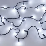 Arlight Светодиодная гирлянда ARD-STRING-CLASSIC-1000-BLACK-100LED-MILK-PULSE White 230В 7Вт Ardecoled IP65 031652