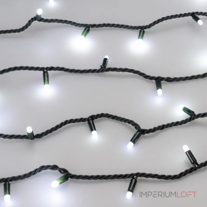 Arlight Светодиодная гирлянда ARD-STRING-PRO-1000-GREEN-100LED-MILK-PULSE White 230В 7Вт Ardecoled IP65 031664