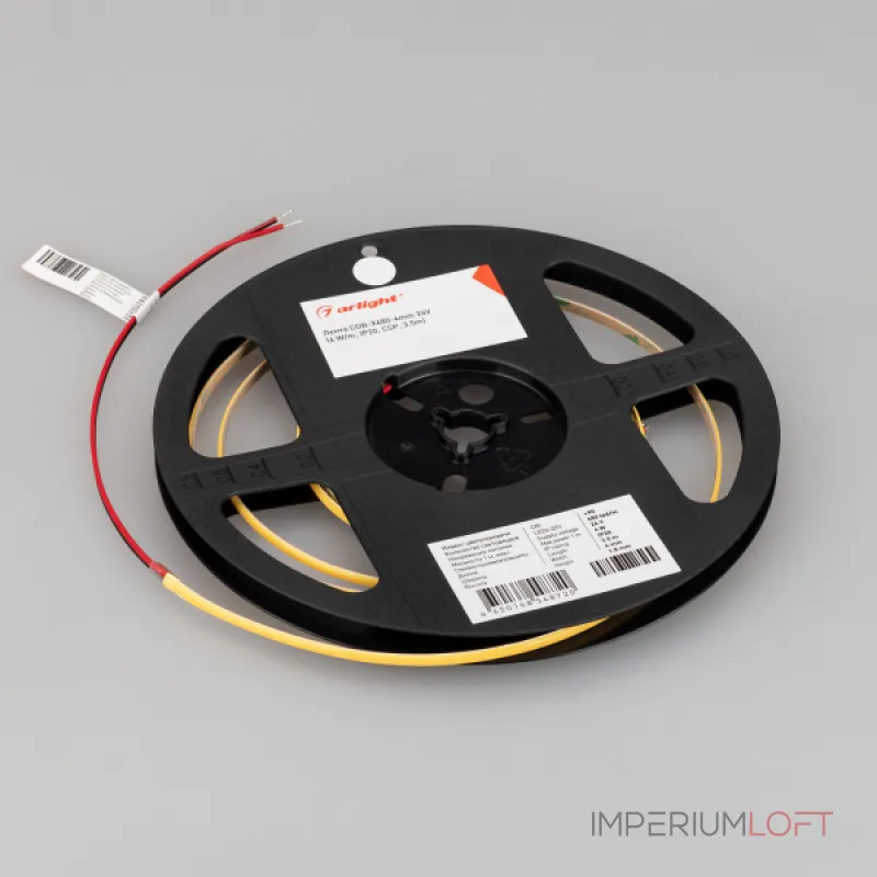 Лента COB-X480-4mm 24В Warm3500 4 В/м IP20 CSP 5м Arlight 044577