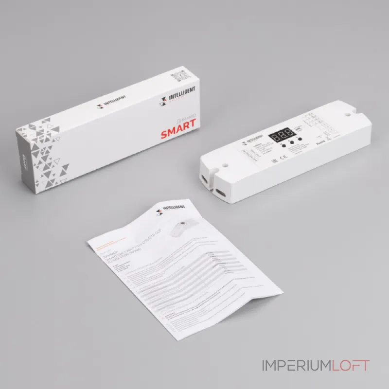 INTELLIGENT ARLIGHT Диммер SMART-DALI-204-72-SH-DT6/DT8-SUF 12-48В 4x150-500mA IARL IP20 038543