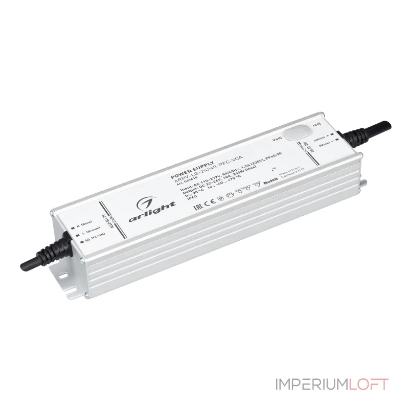Arlight Блок питания ARPV-LG-24240-PFC-VCA 22-26В 10A 240Вт IP65 049618