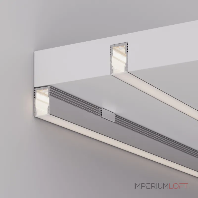 Arlight Профиль с экраном SL-MINI-8-H12-2000 ANOD+OPAL Алюминий 036833