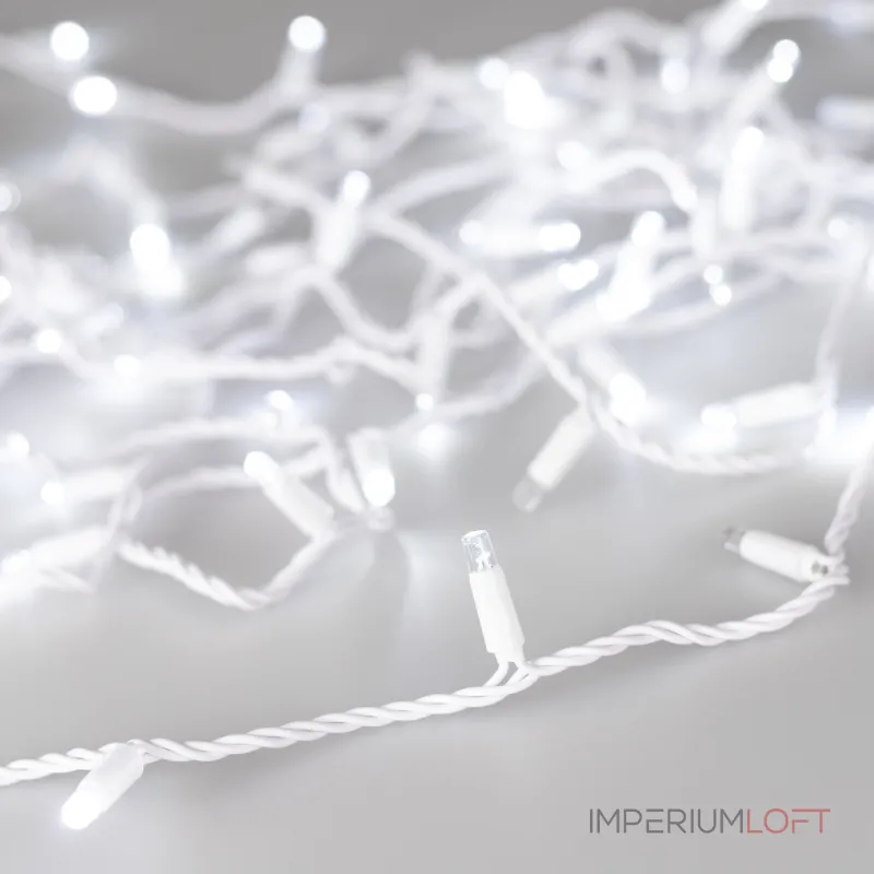 Arlight Светодиодная гирлянда ARD-STRING-CLASSIC-1000-WHITE-100LED-PULSE White 230В 7Вт Ardecoled IP65 031647