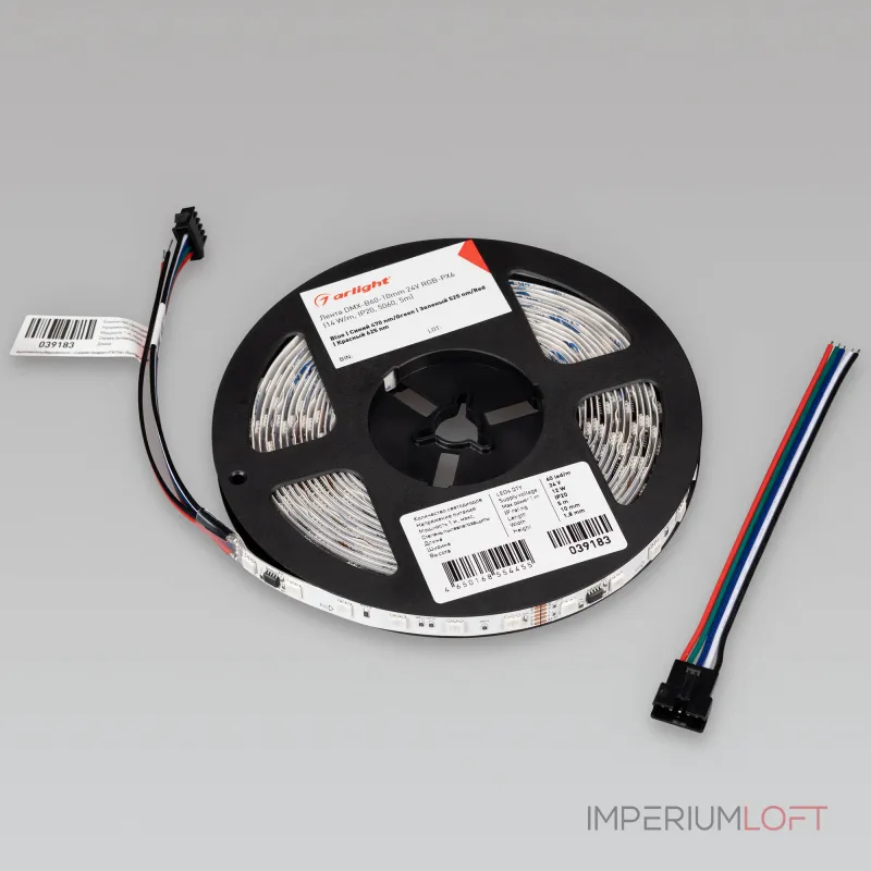 Arlight Лента DMX-B60-10mm 24В RGB-PX6 14 В/м IP20 5060 5м 039183