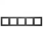 Arlight Рамка алюминиевая FRM-PRESTO-ALS-5-BK 043865
