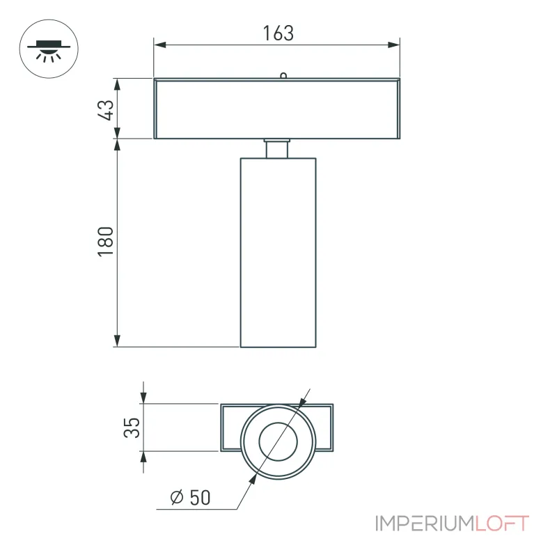 Arlight Светильник MAG-SPOT-45-R65-18Вт Warm3000 BK 36 deg 24В DALI IP20 046595 Arlight Светильник MAG-SPOT-45-R65-18Вт Warm3000 BK 36 deg 24В DALI IP20 046595