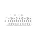 Arlight Профиль FANTOM-BENT-W12-TOP-2000 ANOD Алюминий 040327(1)
