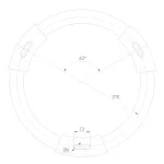 Arlight Светильник IM-RONDO-EMERGENCY-3H-R600-64Вт Day4000 WH 120 deg 230В IP40 041074