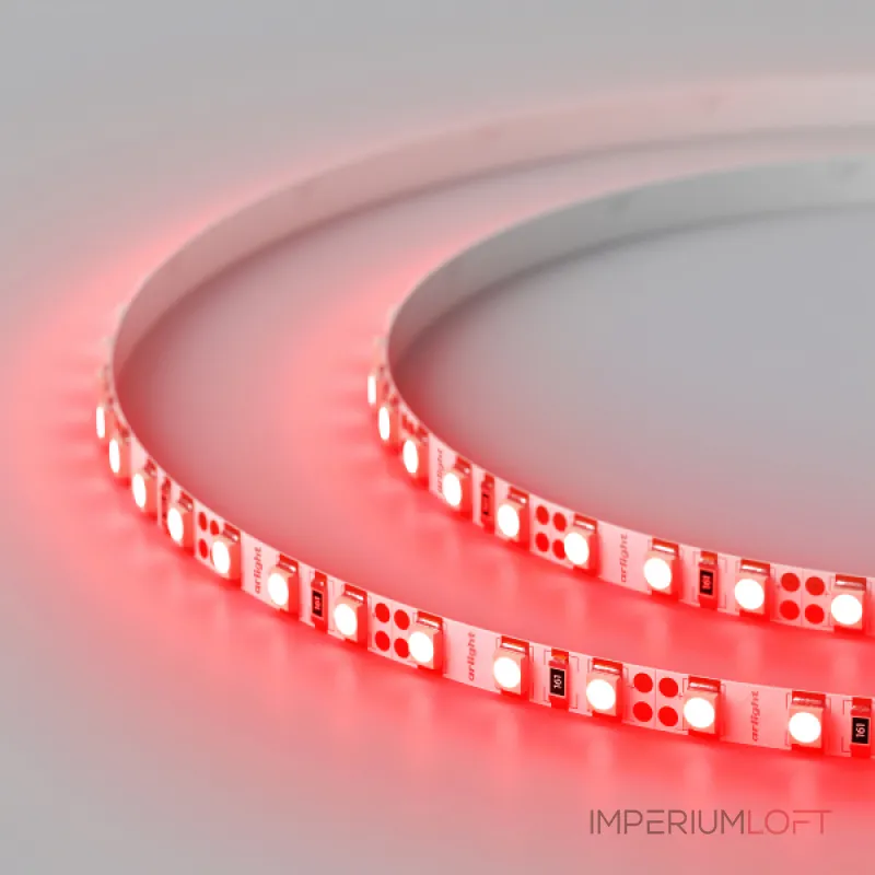 Arlight Лента RT-A120-5mm 12В Red 9.6 В/м IP20 2835 5м 9.6 Вт/м IP20 015001(2)