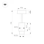 Arlight Светильник ART-NEMO-SURFACE-ZOOM-R29.5-2Вт Warm3000 BK 15-45 deg 24В IP20 049771