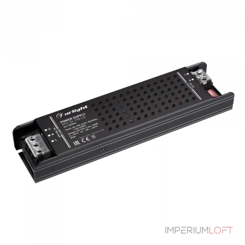 Arlight Блок питания ATS-24-150-LS 24В 6.2A 150Вт IP20 Сетка 049064 Arlight Блок питания ATS-24-150-LS 24В 6.2A 150Вт IP20 Сетка 049064