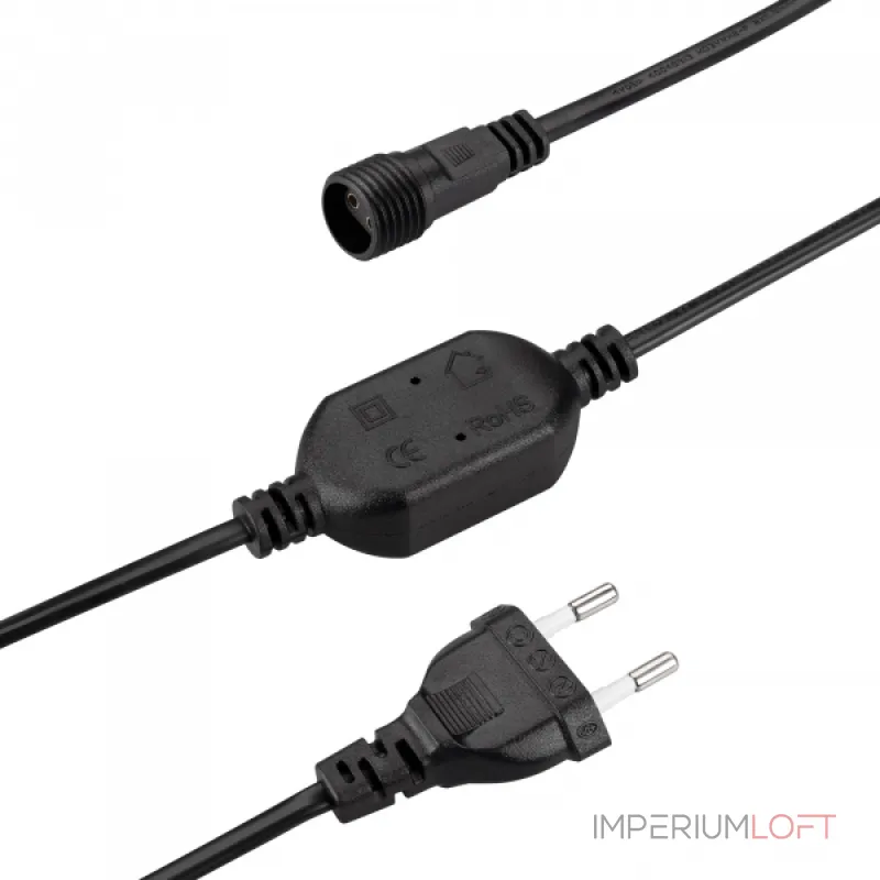 Arlight Шнур питания ARD-ICICLE-CLASSIC-1.5M Black 230В 1.6A Ardecoled 044774