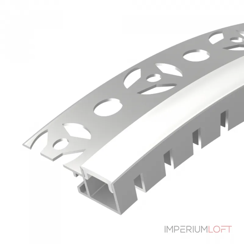 Профиль FANTOM-BENT-W12-TOP-EDGE-2000 ANOD Arlight Алюминий 040328(1)