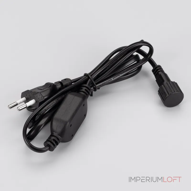 Arlight Шнур питания ARD-ICICLE-CLASSIC-1.5M Black 230В 1.6A Ardecoled 044774