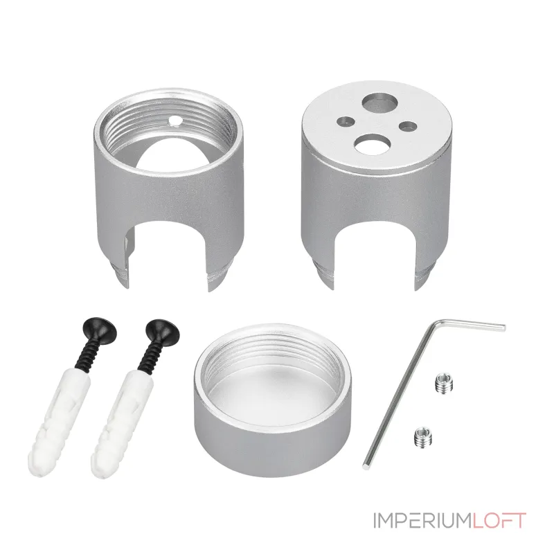 Крепление MOONLIGHT-CYL-D18-DUO-SILVER Arlight Металл 047389