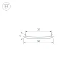 Экран STRETCH-S-35-CEIL-CENTER-100м GAMMA35 Arlight 045380