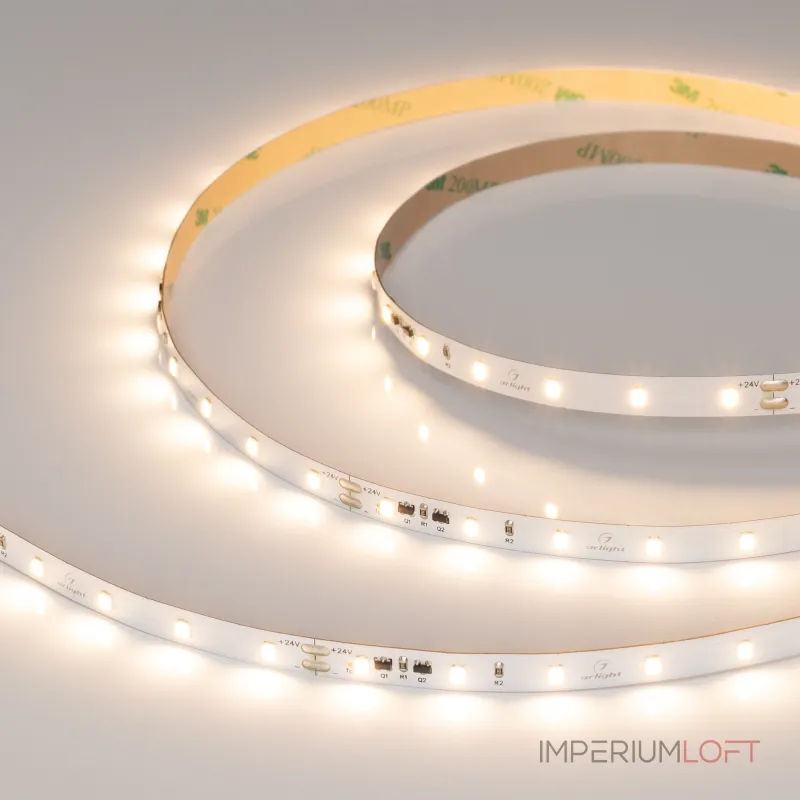 Arlight Лента IC-A60-8mm 24В Warm3000 4.8 В/м IP20 2835 10м стабилизированная 037957