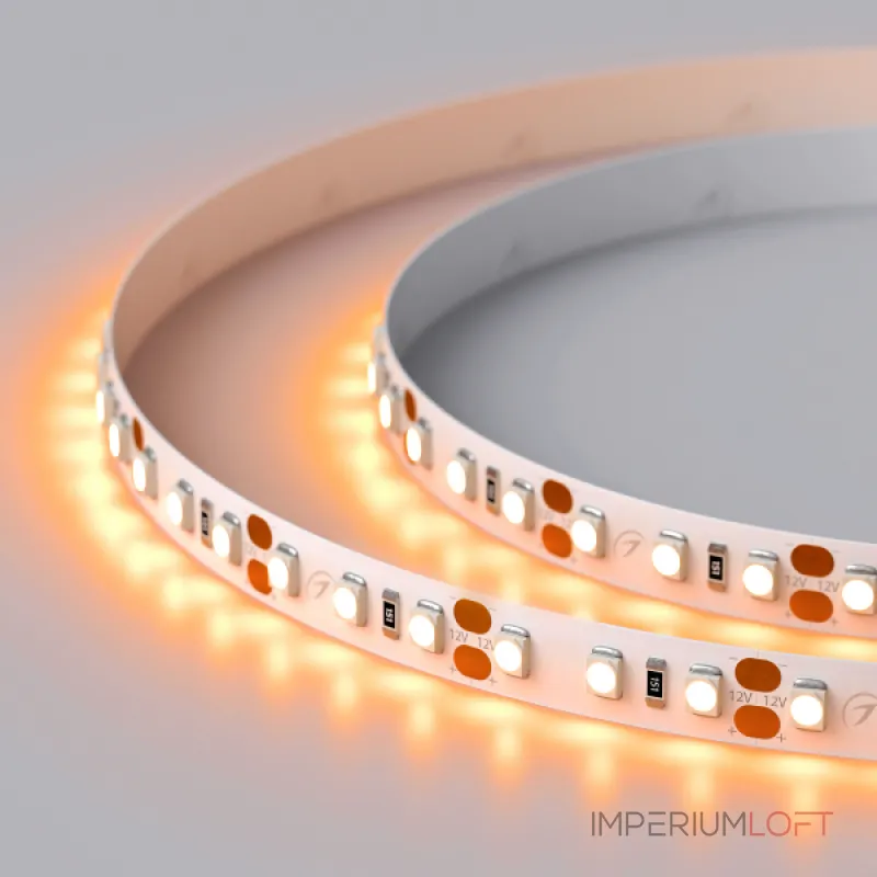 Arlight Лента RT-A120-8mm 12В Orange 9.6 В/м IP20 2835 5м 015902(2)