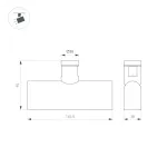 Arlight Светильник ART-APRIORI-LASER-L165-8Вт Warm3000 BK 48 deg 48В IP20 039284