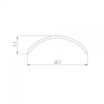 Arlight Экран SL-KANT-H20 ROUND OPAL 049168