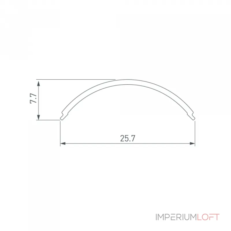 Arlight Экран SL-KANT-H20 ROUND OPAL 049168