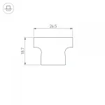 Arlight Экран ARH-FLOOR27-H28 OPAL 038703