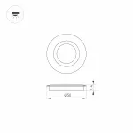 Arlight Накладка ART-DECK-CAP-FLAT-R50 SL STEEL Металл 024927