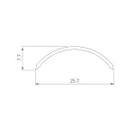 Arlight Экран SL-KANT-H20 ROUND OPAL 049168