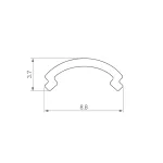 Arlight Экран ARH-KANT-H8-2000 Round Opal 036324