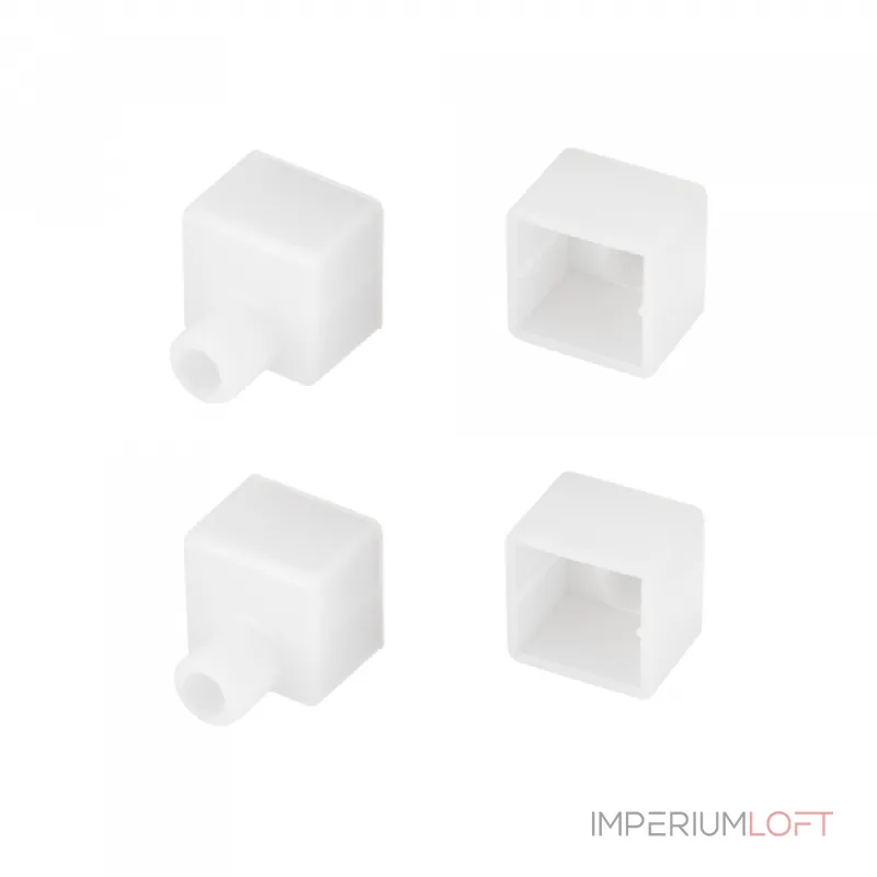 Arlight Заглушка WPH-FLEX-1616 WHITE с отверстием 040863