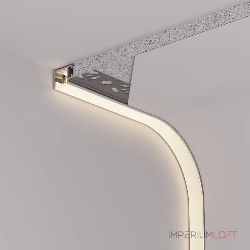 Профиль FANTOM-BENT-W12-TOP-EDGE-2000 ANOD Arlight Алюминий 040328(1)