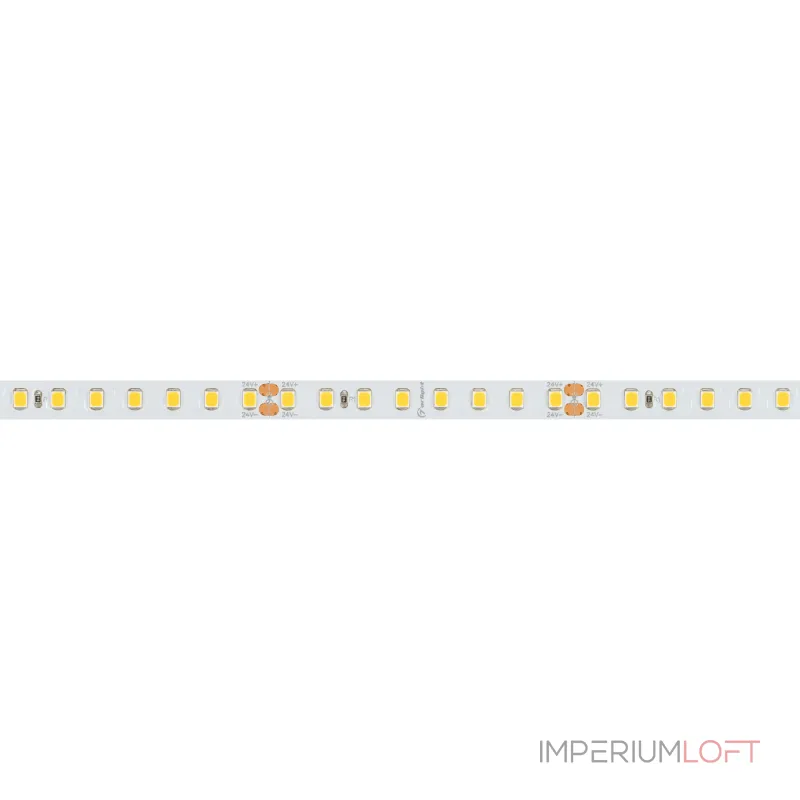 Arlight Лента RT-A128-8mm 24В Warm3000 9.6 В/м IP20 2835 5м высок.эфф.150 лм/Вт 038758