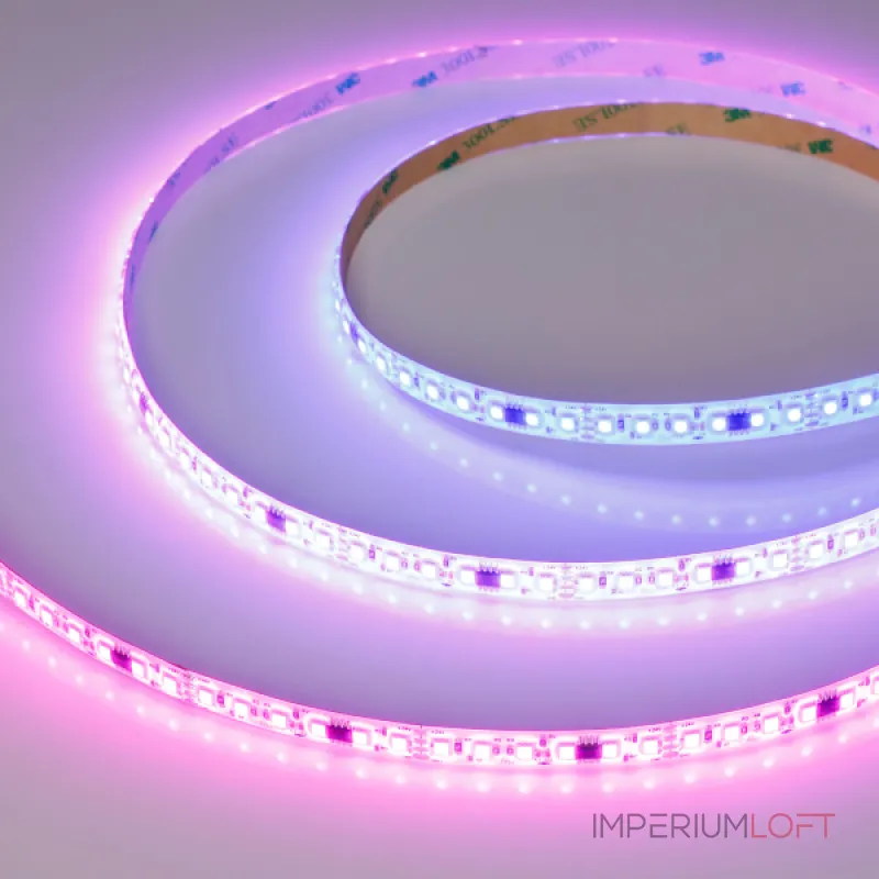 Arlight Лента герметичная SPI-SE-A120-10mm 24В RGB-PX6-BPT 23 В/м IP65 2835 5м 049451