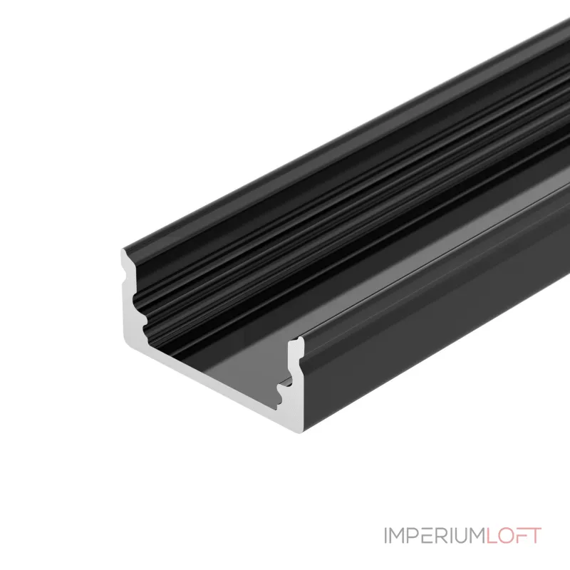 Arlight Профиль LINE-1708-2000 ANOD BLACK Алюминий 040299
