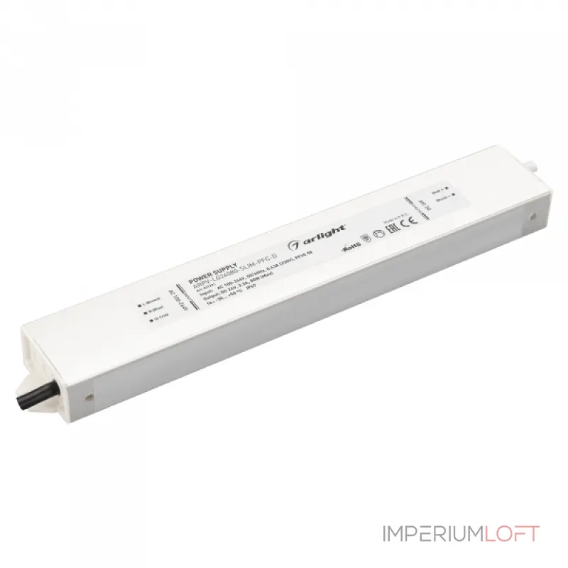 Arlight Блок питания ARPV-LG24080-SLIM-PFC-D 24В 3.3A 80Вт IP67 031721