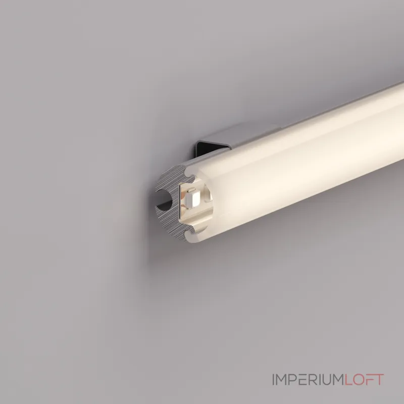 Arlight Профиль ARH-ROUND-D8-2000 ANOD Алюминий 036325