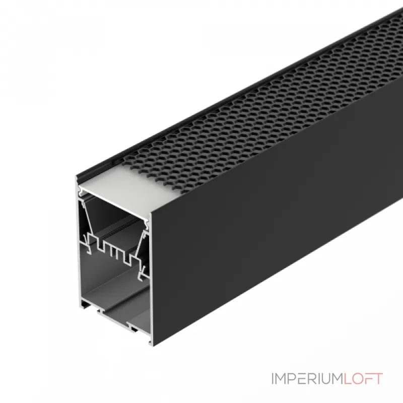 Arlight Профиль LINE-5075-HONEYCOMB-2000 BLACK Алюминий 044874