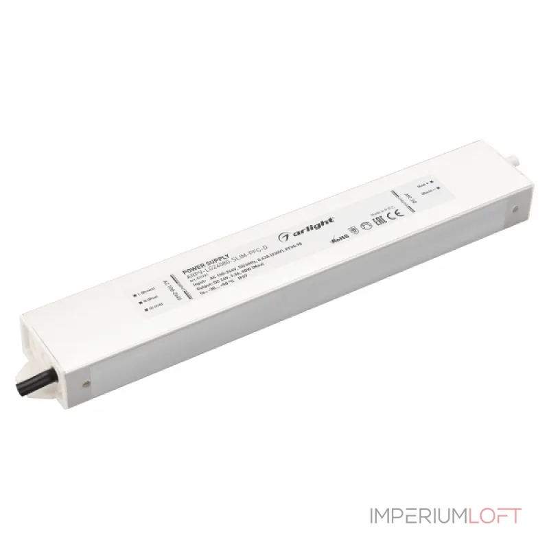 Arlight Блок питания ARPV-LG24080-SLIM-PFC-D 24В 3.3A 80Вт IP67 031721