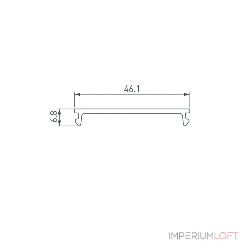 Arlight Экран SL-LINIA45-FANTOM-2000 Frost 027293